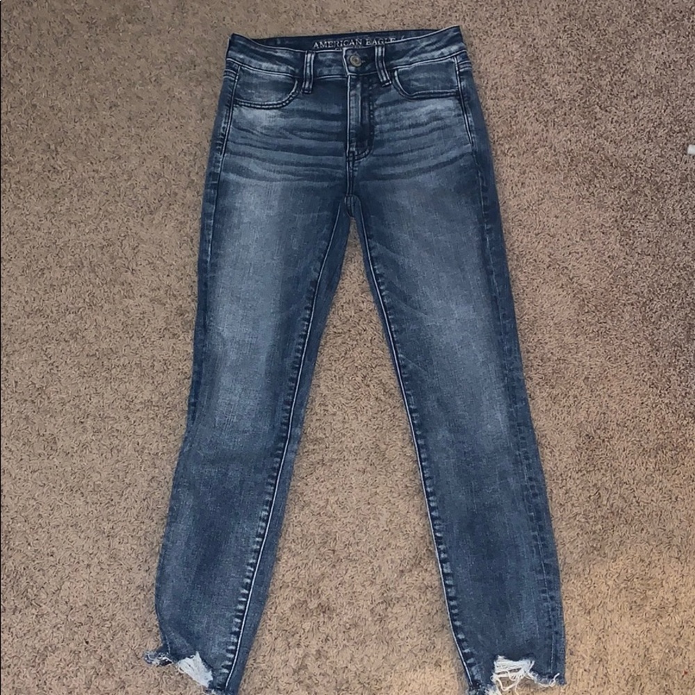 American Eagle Cropped (High Rise) Jeggings